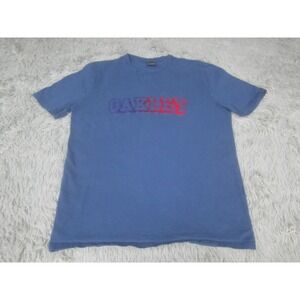 Oakley Shirt Mens Large Blue Graphic Print‎ Short Sleeve Crew Neck